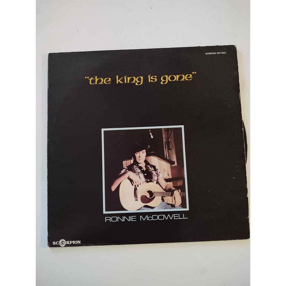 Ronnie McDowell 1977 LP "The King Is Gone" Scorpion #8021